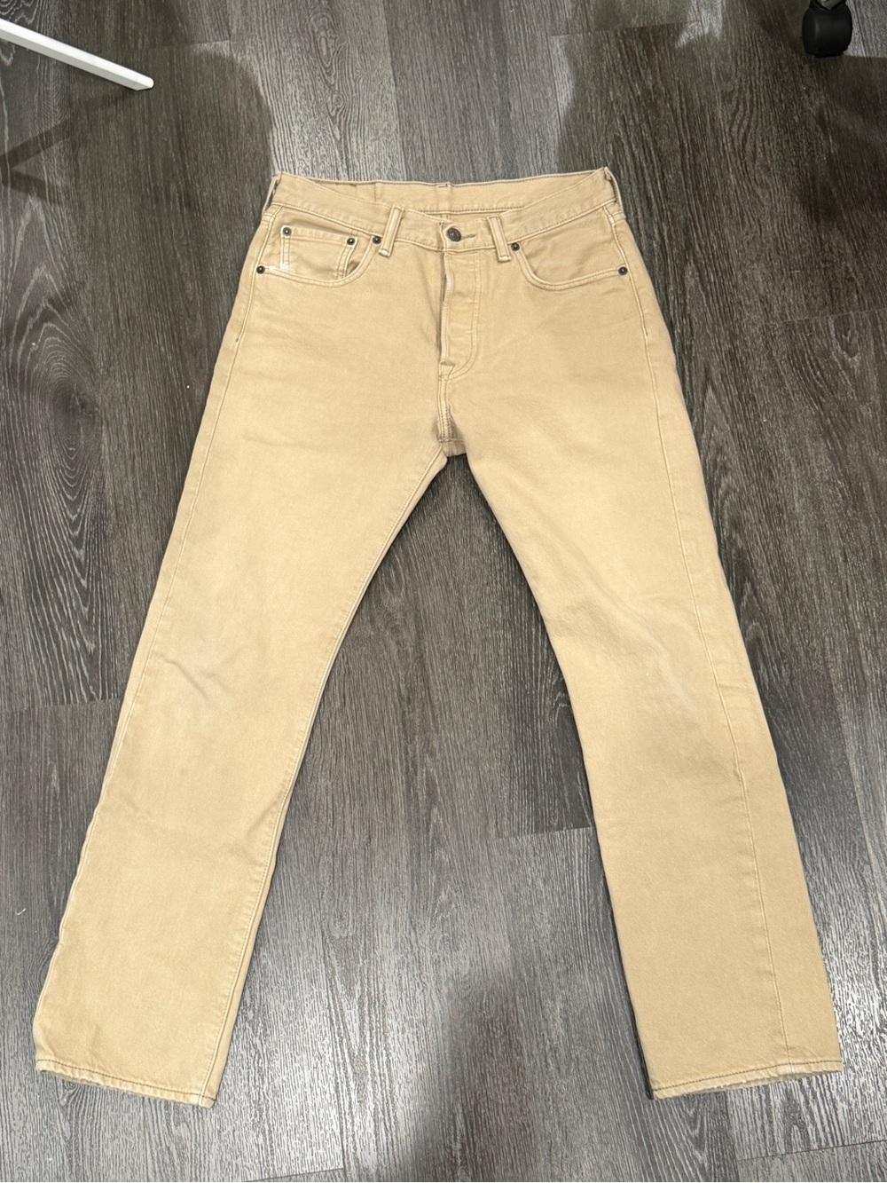 Levi's 501 Light Tan Jeans